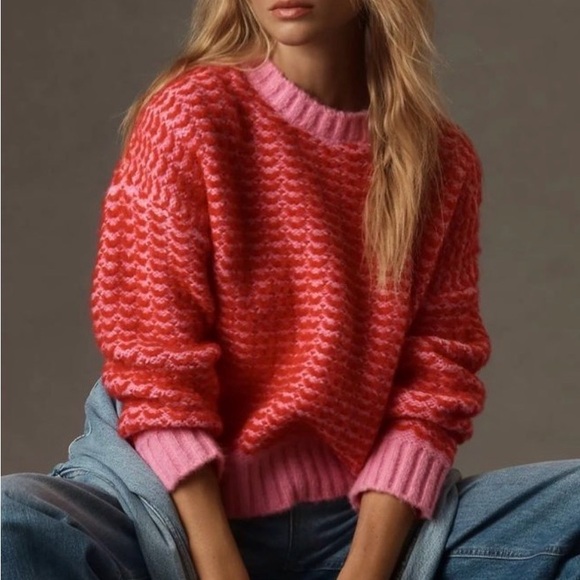 Sweaters - Lili Sidonio two-tone sweater